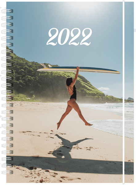 Kalender med vågsurfing Tjej  2022