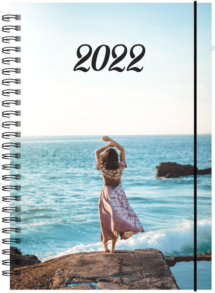 Kalender med Tjej på Stranden 2022