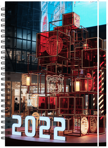 Kalender med struktur 2022