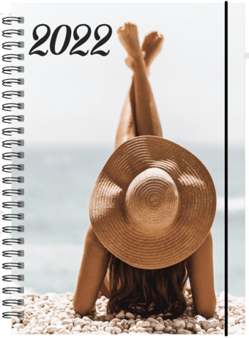 Kalender med Tjej på Stranden 2022